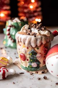 #christmas #aesthetic #drink #marshmallows hot chocolate #cozy #family #winter