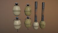 ArtStation - Model 39 "Eihandgranate", Austin Watt