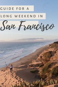 Explore all there is to San Francisco in a long weekend if you're a first timer. I got to see so much of the city and a little bit outside of it, and it was unbelievable. There are tons of areas for photographers, or people who just love nature.