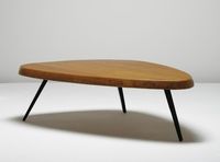 Free-Form coffee table by Prouvé and Perriand, c. 1953-56