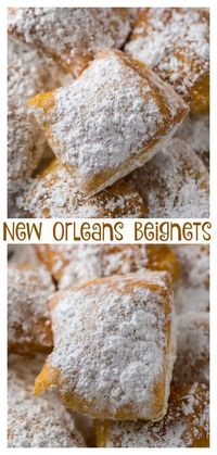 New Orleans-Style Beignets #beignets #cafedumond #neworleans