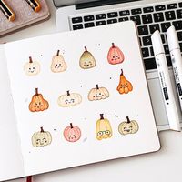 💡12 different pumpkin drawing by artist @seed_successful_you on IG. Check out our board "Bullet Journal / Planners Ideas" for more on Halloween journal, how to doodle, addict journal, journal doodle and journal designs cover. 🔖#HalloweenJournal #HowToDoodle #AddictJournal #JournalDoodle #JournalDesignsCover