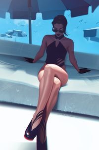 🐱 on Twitter: "Selina in a black swimsuit makes me feel… "