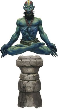 m Half Elf Monk Monastery levitating character d&d rpg twin (9)