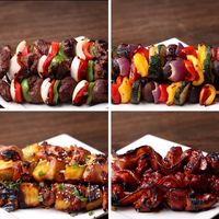4 POSSIBILITES DE BROCHETTES