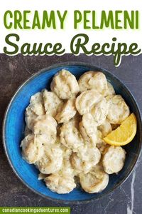 This Creamy Pelmeni Sauce Recipe is the perfect comfort food and is ready in less than 20 minutes!