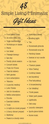 Living simply is a great lifestyle choice, but minimal gift giving and receiving can be a difficult habit to get into. Try these minimal gift-giving tips and help your simple living goals stay on track.