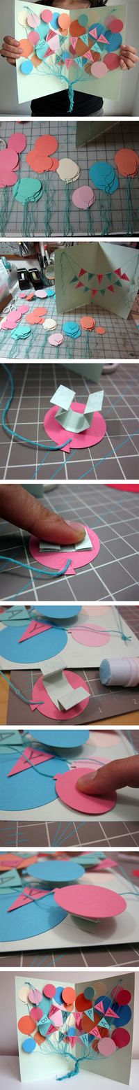 DIY 3D Birthday Card