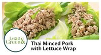 Thai Minced Pork w/Lettuce Wrap - Complete Lean & Green Recipe --- see this and more on my blog!