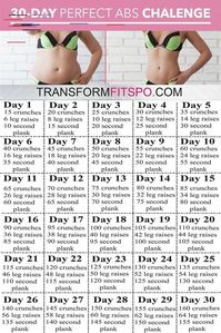 Perfect Abs 30 Day Challenge - Ein Monat Training, um Bauchfett zu schmelzen und... - Estella K. #abs #Bauchfett #Challenge #Day #Ein #Monat #perfect #Schmelzen #Training #und