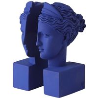 SOPHIA-ENJOY THINKING - Bookend Artemis KL Blue ($150) ❤ liked on Polyvore featuring home, home decor, small item storage, greek home decor, blue home decor and blue home accessories