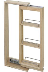 Get Hardware Resources WFPO330 Wall Cabinet Filler Pullout 3'' X 11-1/8'' X 30''