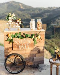 Wedding Ideas: 50 Ways To Make Your Wedding Stand Out ★ wedding ideas snack bar trail jars