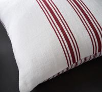 Culver Reversible Stripe Grainsack Decorative Pillow Cover | Pottery Barn