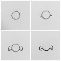 How to draw a nose
