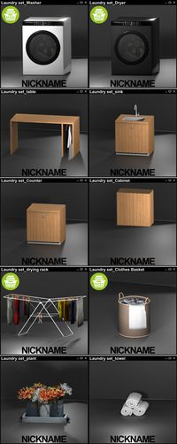 Laundry set | give me a nickname on Patreon