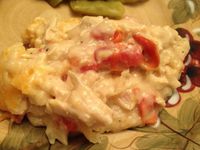 Kings Ranch Chicken Tortilla Rotel Casserole - SUPER easy. Super yummy. Great for potlucks. Serve with some rice and greens or just go for it as is.