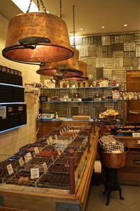 Chocolate Mould wall cladding at Patrice Chapon Chocolaterie, Paris