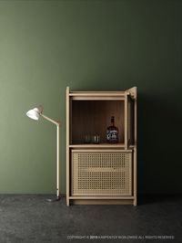 Made from ethically sourced solid European timber and locally sourced natural rattan from Indonesia, the Roots range is designed for functionality and simplicity for today's environment. The sleek simple detail of the oak frame combined with woven rattan doors allows good air circulation for storage with two large open compartments. It can be used in the bedroom, living room, office or that nook that offers vital extra storage.