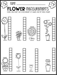 Spring math and literacy printables and worksheets for preschool