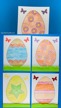Easter egg craft withfree template. An easy coloring activity for preschoolers and older kids for Easter. Turn it into a DIY Easter decoration or banner. Great classroom Easter craft #eastereggcraft #eastercraftforkids #eastereggtemplate #eggtemplet #freeeggtemplate #eastercraftsforkids #eastercoloringactivity