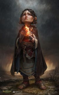 ArtStation - Halfling Priest for Pathfinder: Kingmaker, Sergey Gurskiy
