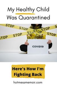 Because of 5", my son has been quarantined. Here's how I'm fighting back. #quarantine #quarantineideas #parenting #children #kids #parentingadvice #freedom #patriot #mommabear #rights #america #2020 #sports #sportsfreedom