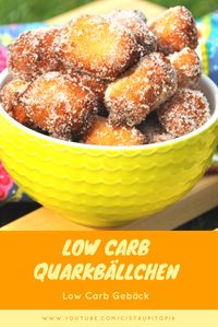 Low Carb Quarkbällchen Rezept: Naschen kann so schön sein!