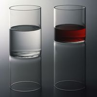Revolution glassware by fferrone is a dual ended glassware collection that became part of the permanent collection of the Art Institute of Chicago in 2009. Today fferrone's award-winning multi-disciplinary design studio has several glassware collections, furniture and accessories for home. #glassware #designer #wineglasses #uniquewineglasses #moderndrinkingglass #modernwineglass #luxeinteriordesign