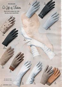 1950s Gloves: Etiquette, Styles, Trends & Pictures
