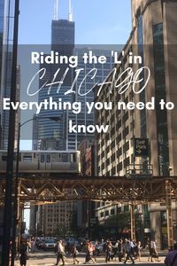 In this guide we'll take you through how to buy tickets for the L, making sure you're on the right train, riding the historic Loop and which station to use for all of Chicago's top attractions! The L (short for elevated, although parts of it do go underground like other cities' subways) is Chicago's rapid transit system which covers most of the city and suburbs. #visitchicago #chicagotravel #chicago #usatravel #travelblogchicago