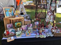Rearranged some of the tables after a crazy windy and busy day yesterday at the @hummingbirdfestival . Today’s starting out as a beautiful…