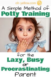 Potty Training Tips! How to potty train a toddler - for the parent who just doesn't want to. Try this crazy-easy method to quickly potty train your little one... #toddler #toddlerlife #pottytraining #momhacks #baby #newmom #parenting #parenthood