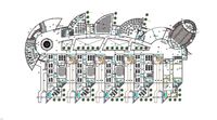 2d CAD drawing details of college building design plan that shows furniture layout details in building along with building amenities details of the classroom, office room, staff room, canteen area, auditorium room, sanitary toilet, lobby passage area, staircase, and college building various other amenities details download AutoCAD file for a detailed plan.