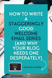 You're a blogger or solopreneur who knows how important a welcome email is. Welcome emails have the highest open rates of upto 60%. But is a single welcome email going to cut it? How about dazzling your subscribers by having a full welcome email series? Click through to get a template that you can use for your own welcome on boarding. You'll start to see higher engagements and click through rates.
