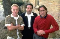 "Wh.. why is there tape on your nose?" - "Exactly!" - Bottle Rocket