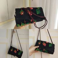 Making a pouch from an embroidery.