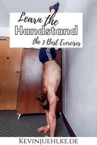 Learning a handstand can be hard. Especially when using the most common kickup and pray approach. Unfortunately this is the worst approach to take. Learn about the 3 best exercises that helped me get rid of the fear of being inverted, build up strength and teach me how to balance from my hands. #handbalance #handstand #calisthenics