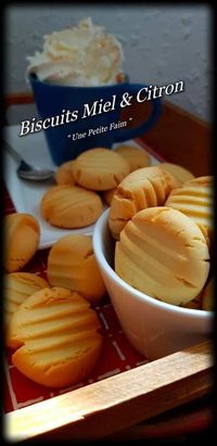 Biscuits Miel & Citron | Une Petite Faim