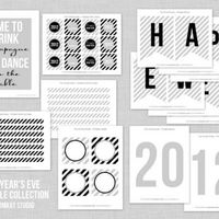2012 New Year's Eve Party Decorations {Party Table Decorations}