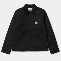 100% Organic Cotton 'Dearborn' Canvas, 12 oz striped blanket lining nylon taffeta lined sleeves corduroy top collar front closure with personalized two-way zip adjustable cuffs and bottom band personalized snap buttons square label