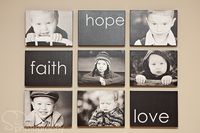 Canvas wall display