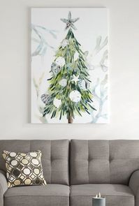 How about swapping an art piece for a coastal Christmas canvas for the Christmas and Holiday Season!? Featured on Completely Coastal.