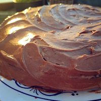Gammeldags sjokoladekake- Tror jammen jeg tar to stykker av denne.