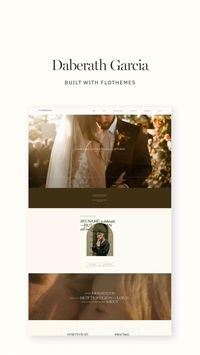 Check out this elegant and warm website built with Flothemes by our client, Daberath Garcia. Daberath managed to create something unique and delicate – a website that highlights the depths of her work and inspires its visitors. If you also want to elevate your website and turn it from good to outstanding head over to flothemes.com and discover our product. You'll be surprised by all the features and creative freedom it grants.