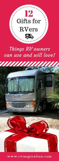 Wondering what to give as a Christmas, birthday, housewarming gift for someone who lives in or recently purchased a travel trailer or motorhome? It can be tough to find something affordable that RV owners need and want but don't already own, especially if they are full timers and don't have a lot of extra space!