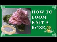 The Loom Muse : How to Loom Rose and Leaf