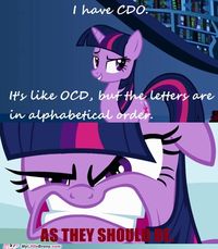 OCD-obsessive creepyness disorder