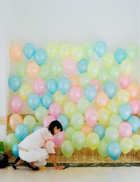 balloon backdrop for party