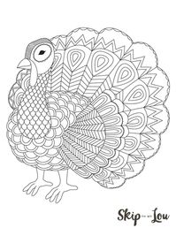 Turkey Coloring Sheet printable